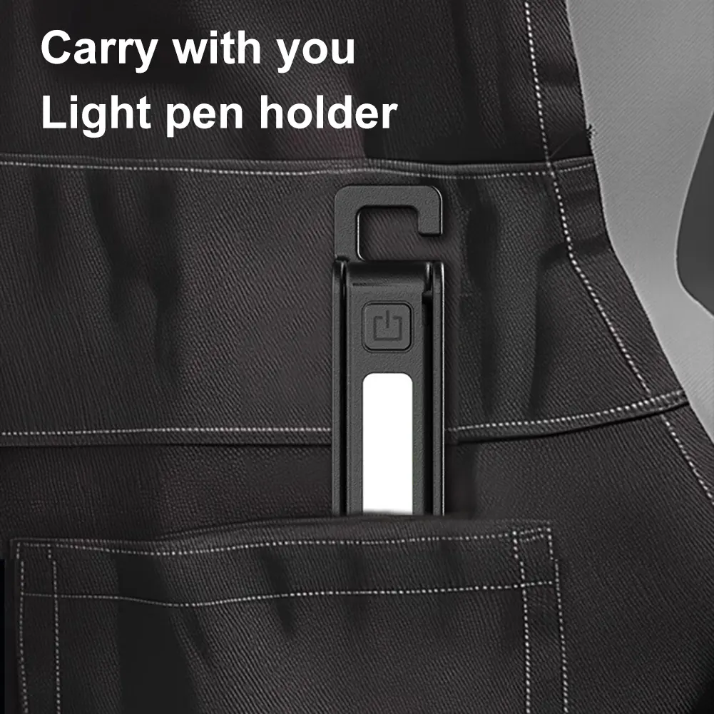 LED+COB Medical Handy Pen Light 500LM Medical Pen Pupil Lamp USB Rechargeable Mini Nursing Flashlight for Doctor Nurse Diagnosis