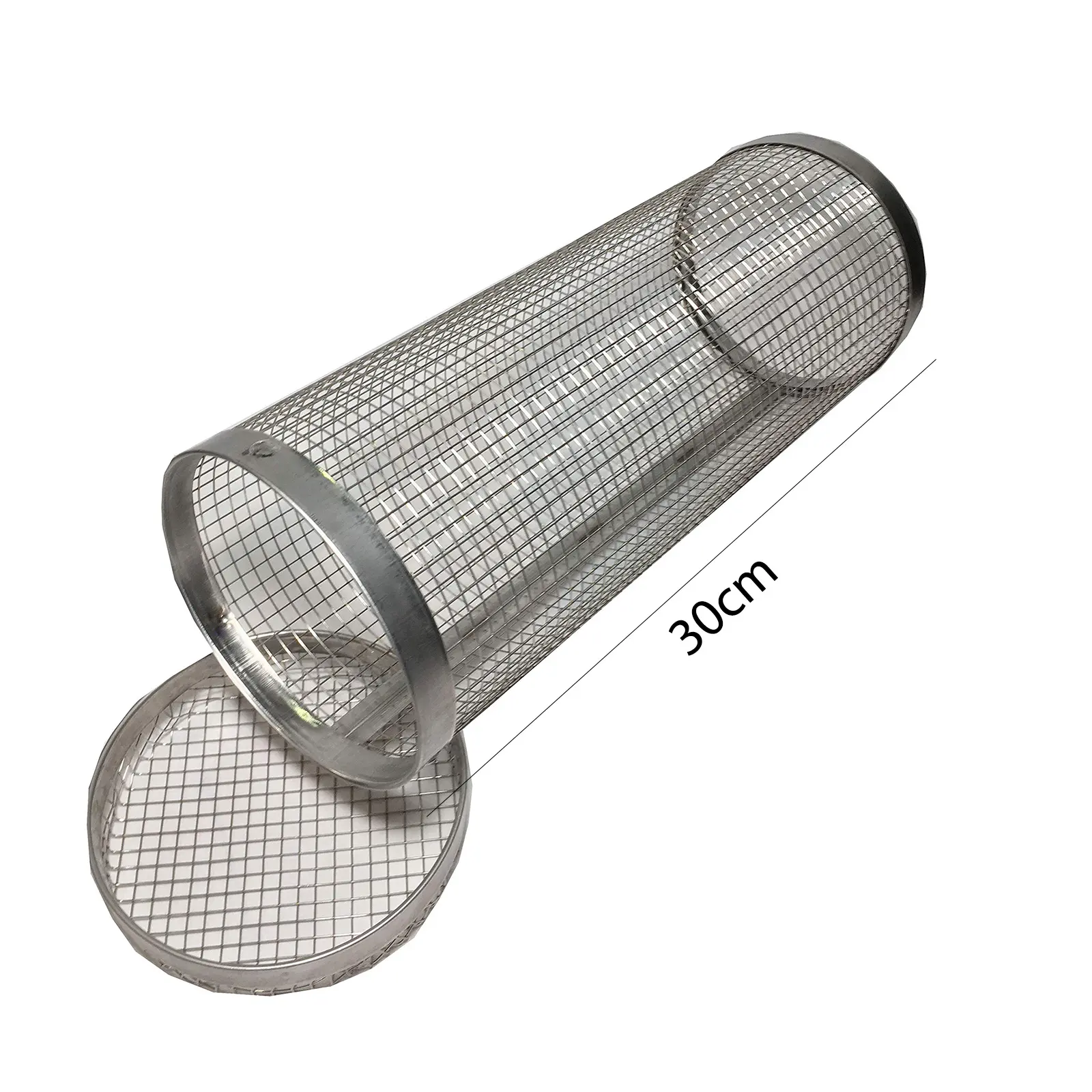 1-4PCSBarbecue Grilling Basket Portable Camping Grill Mesh Stainless Steel Cooking Tool for Outdoor Picnic Camping Bonfire Party