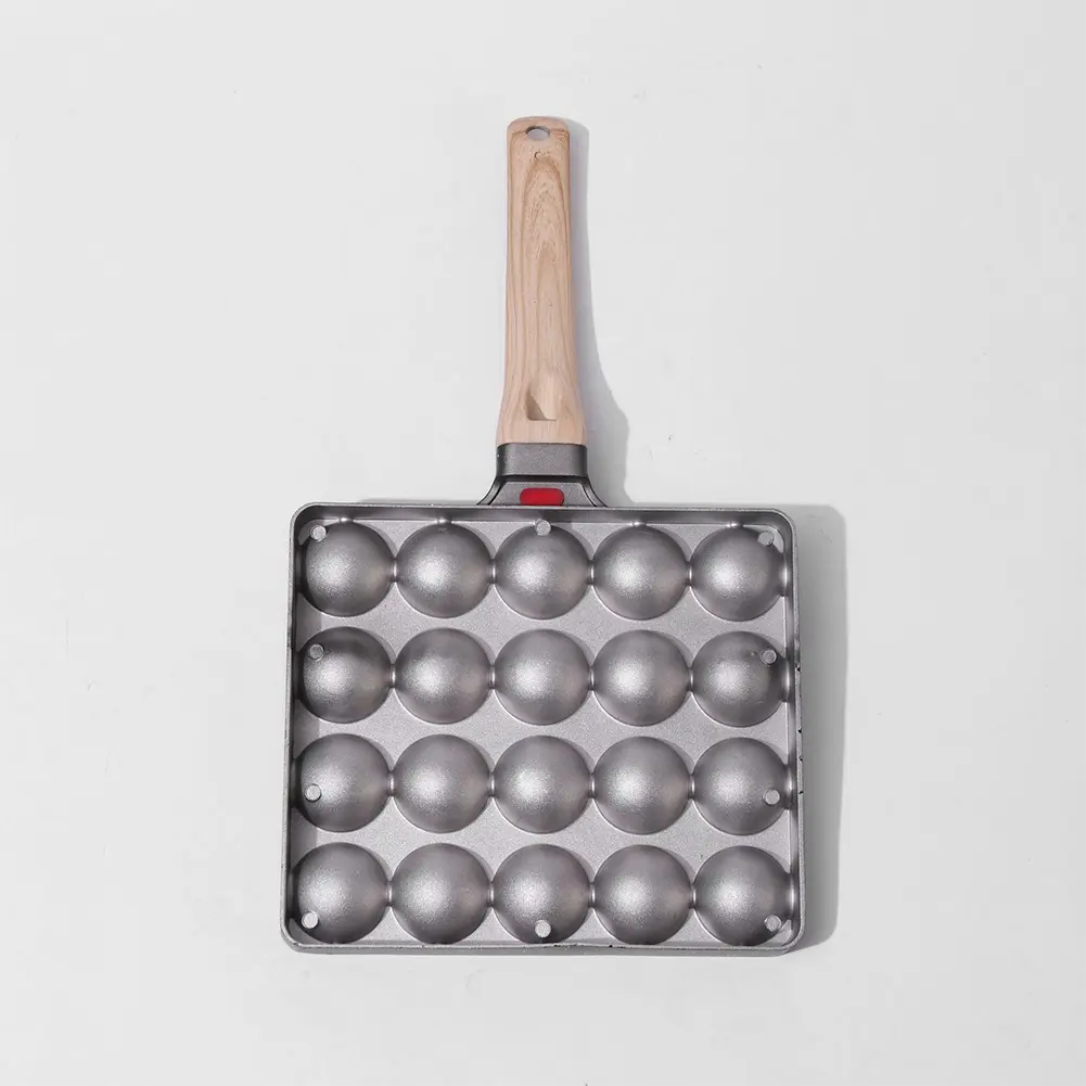 Nonstick Takoyaki Pan 20 Holes Octopuses Meat Balls Mold Home Cooking Baking Forms Mold Tray Perfect for Octopuses Balls Pancake