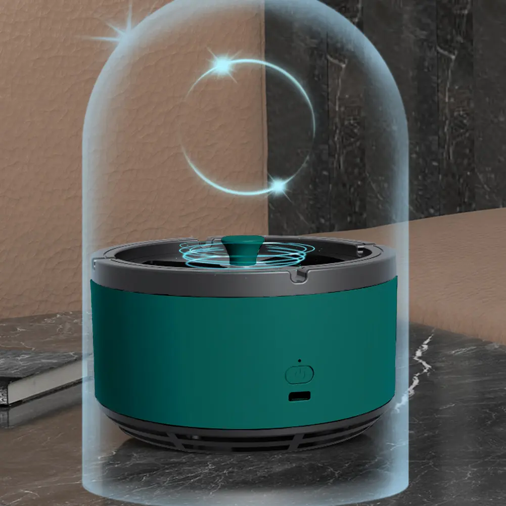 Ashtray Air Purifier Smokeless Ashtray Home Ashtrays Portable Ash Tray Cigarette Smoke Ashtray for Home Indoor Office