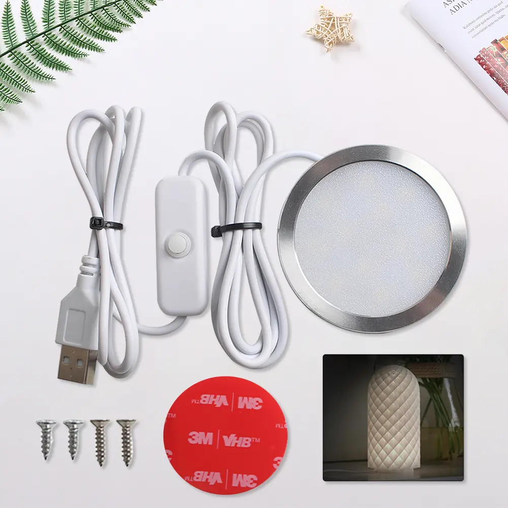 LED Lamp Kit LED Light Parts Diy Model with Switch 3D Printer LED Lighting Kit Crafting Nightlight Model No 3D Printing Parts