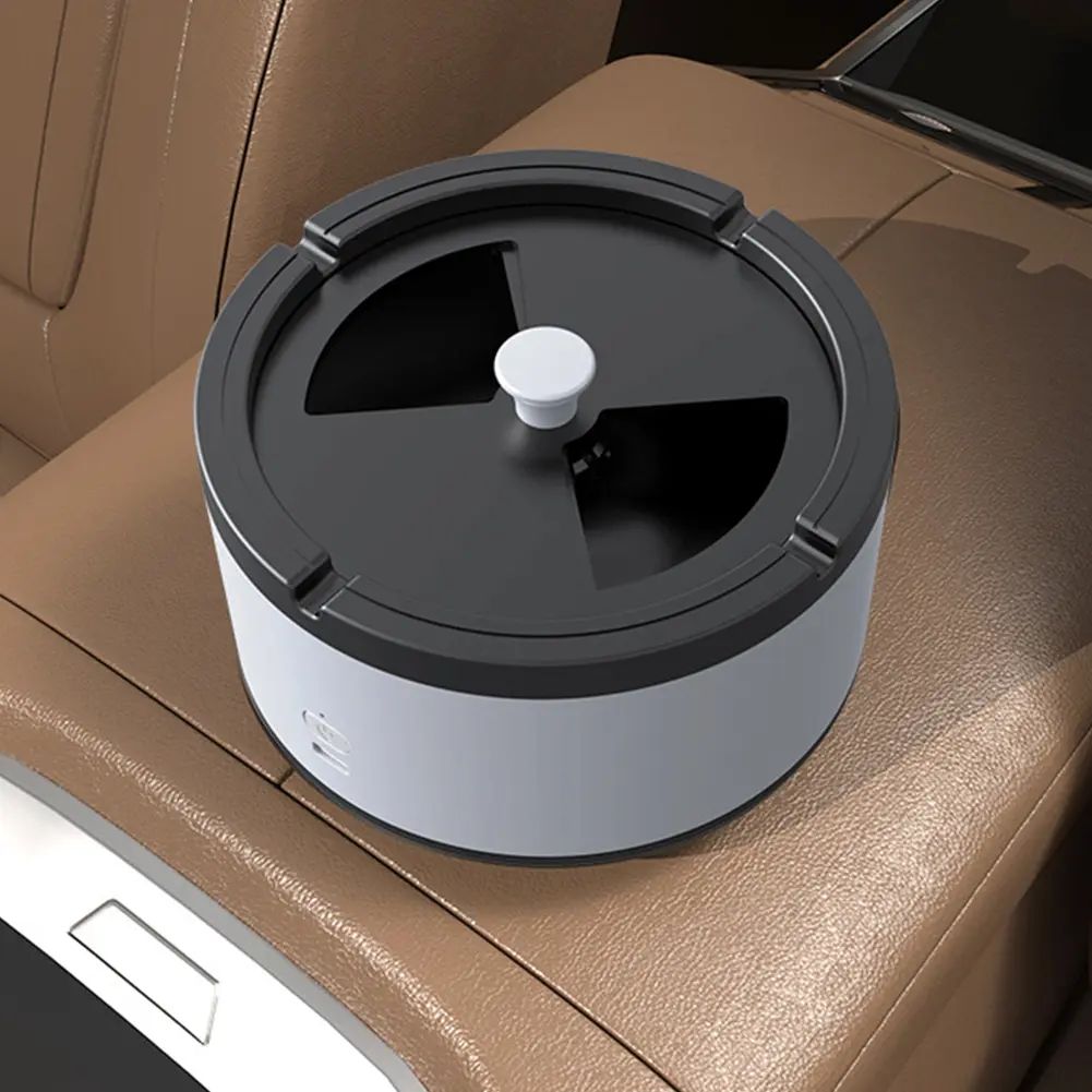 Ashtray Air Purifier Smokeless Ashtray Home Ashtrays Portable Ash Tray Cigarette Smoke Ashtray for Home Indoor Office