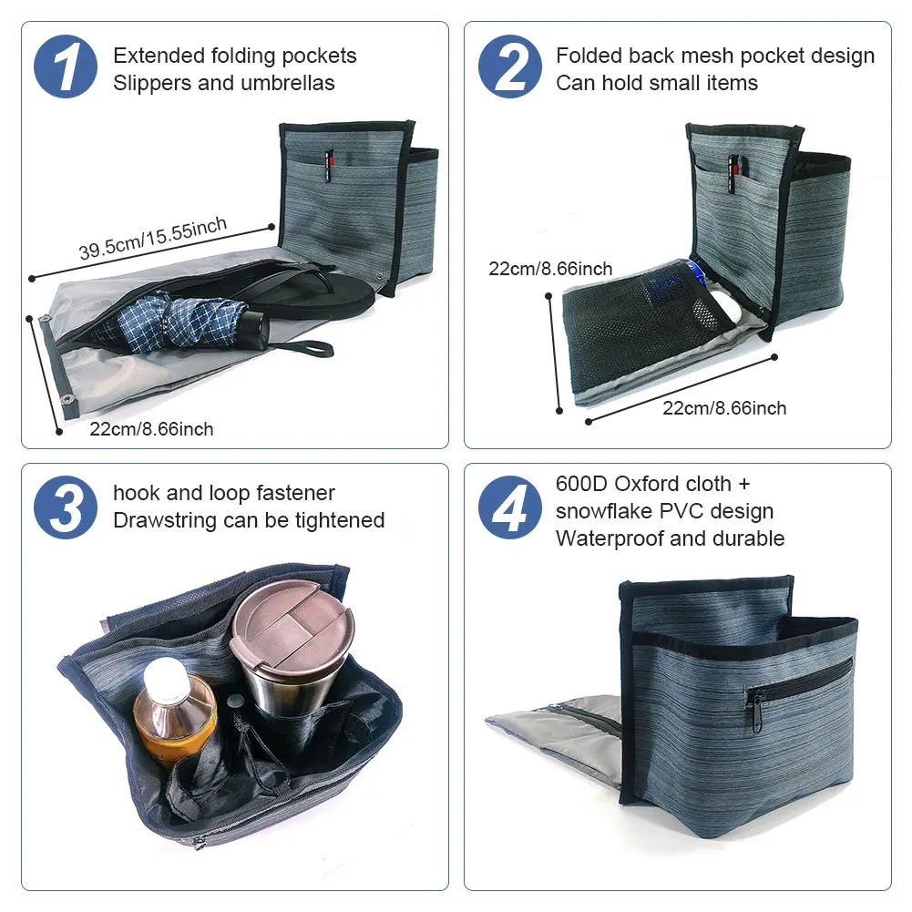Luggage Travel Cup Holder Free Hand Suitcase Cup Holder Travel Luggage Drink Bottle Bag for Roll on Suitcase Handles
