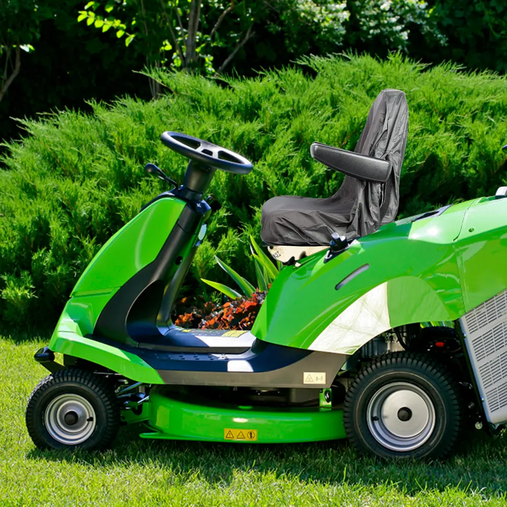 Riding Lawn Mower Seat Cover Waterproof Riding Lawn Mower Cushion 600D Polyester Oxford Tractor Seat Cover Weatherproof