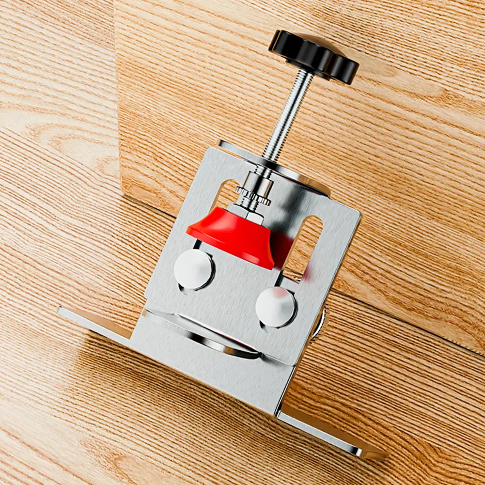 Cabinet Door Mounting Jig Adjustable Household Hidden Door Mounting Support Cabinet Closet Door Positioner Woodworking Tools