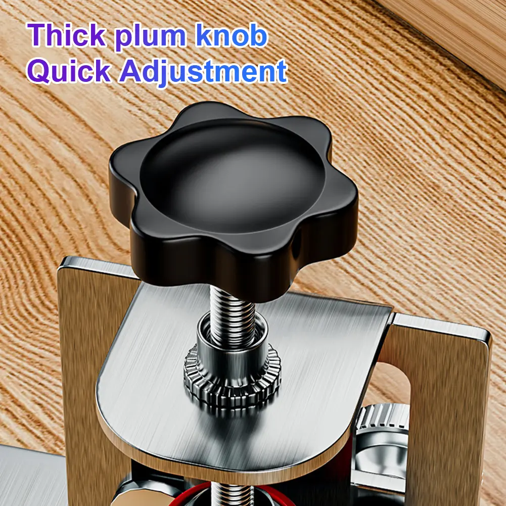 Cabinet Door Mounting Jig Adjustable Household Hidden Door Mounting Support Cabinet Closet Door Positioner Woodworking Tools