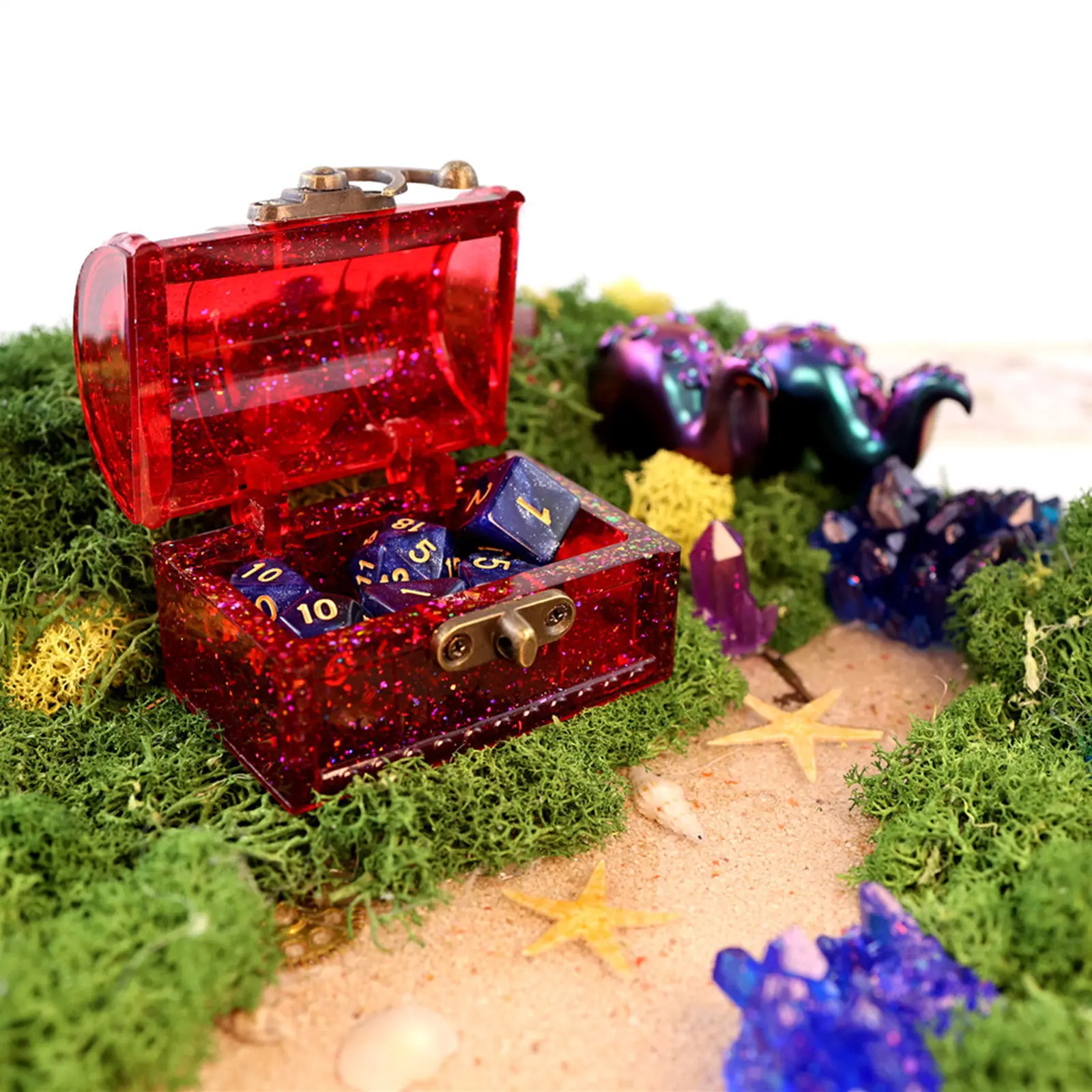 DIY Silicone Molds For Handicrafts Treasure Chest Style New Epoxy Resin Mold New Arrivals 2022 Home Decoration