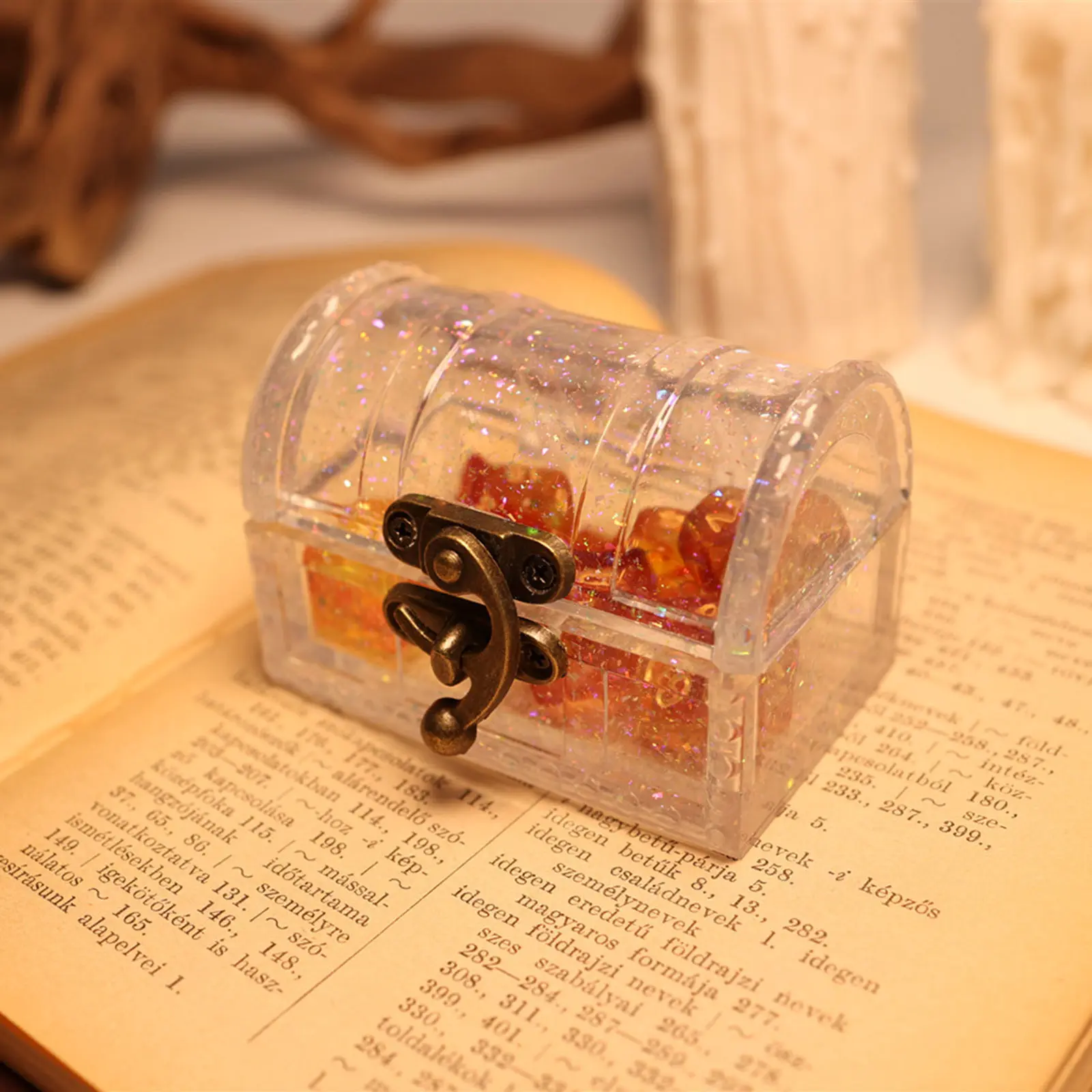 DIY Silicone Molds For Handicrafts Treasure Chest Style New Epoxy Resin Mold New Arrivals 2022 Home Decoration