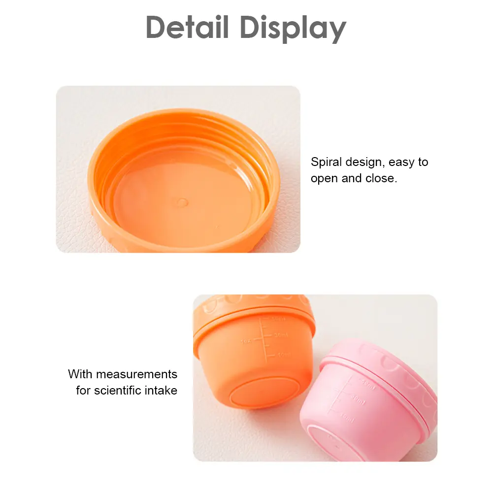 4/5/6Pcs Sauce Cup 50ML Plastic Salad Dressing Container Reusable Food Storage Box with with Leakproof Lid Home Kitchen Supplies