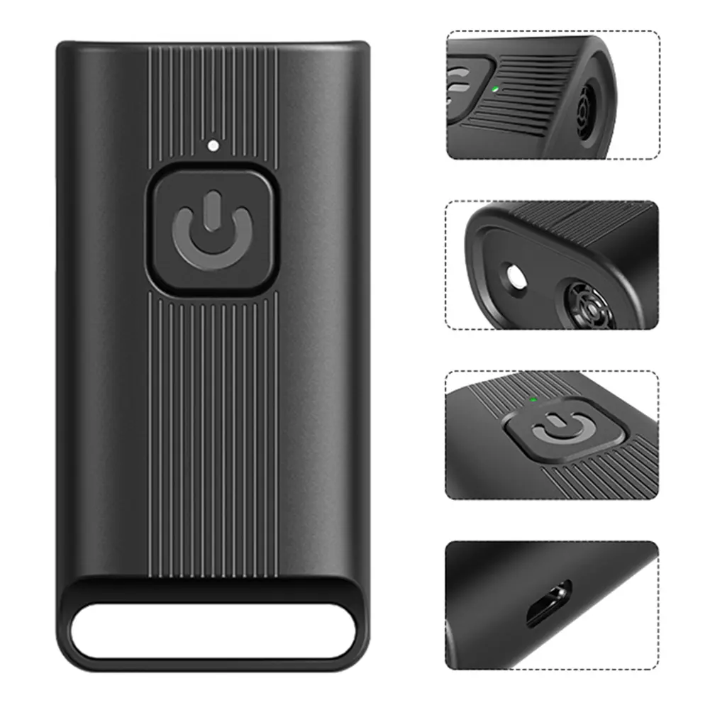 Ultrasonic Dog Bark Deterrent Device with LED Flashlight Rechargeable Pet Dog Repeller Dog Trainer Device for Indoor Outdoor Use