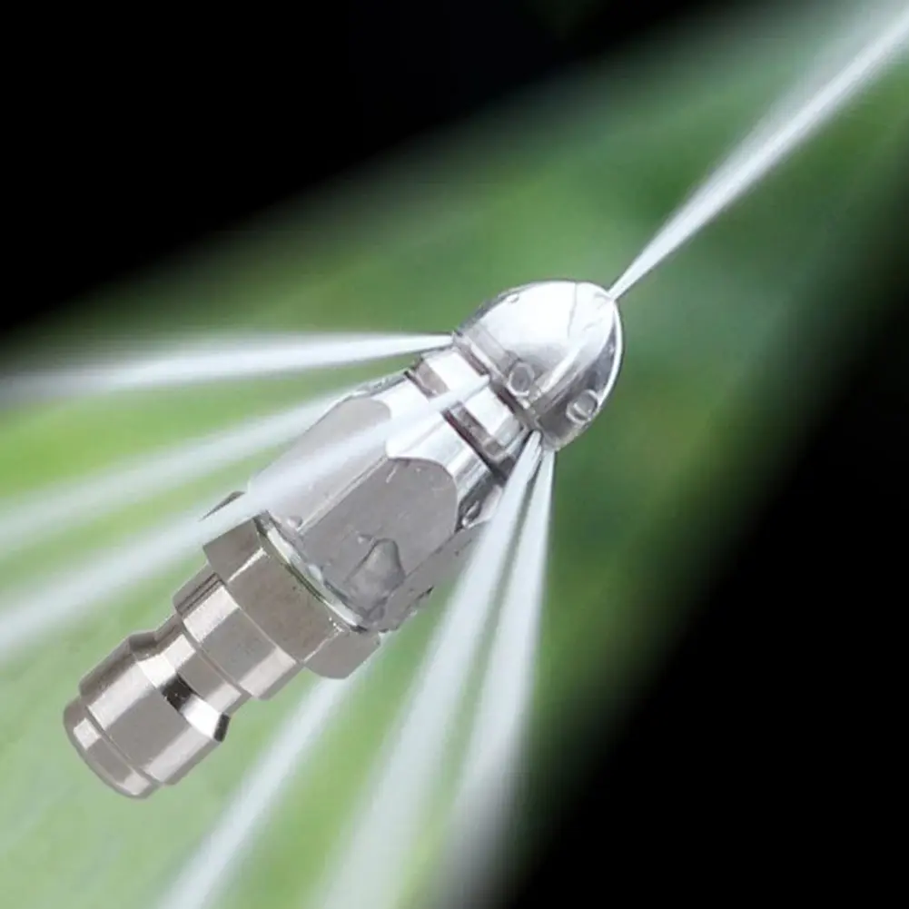 2 PCS Pressure Washer Sewer Jetter Nozzle 1/4inch Quickly Connector Sewer Jet Hose Nozzle for Heavy Dirty