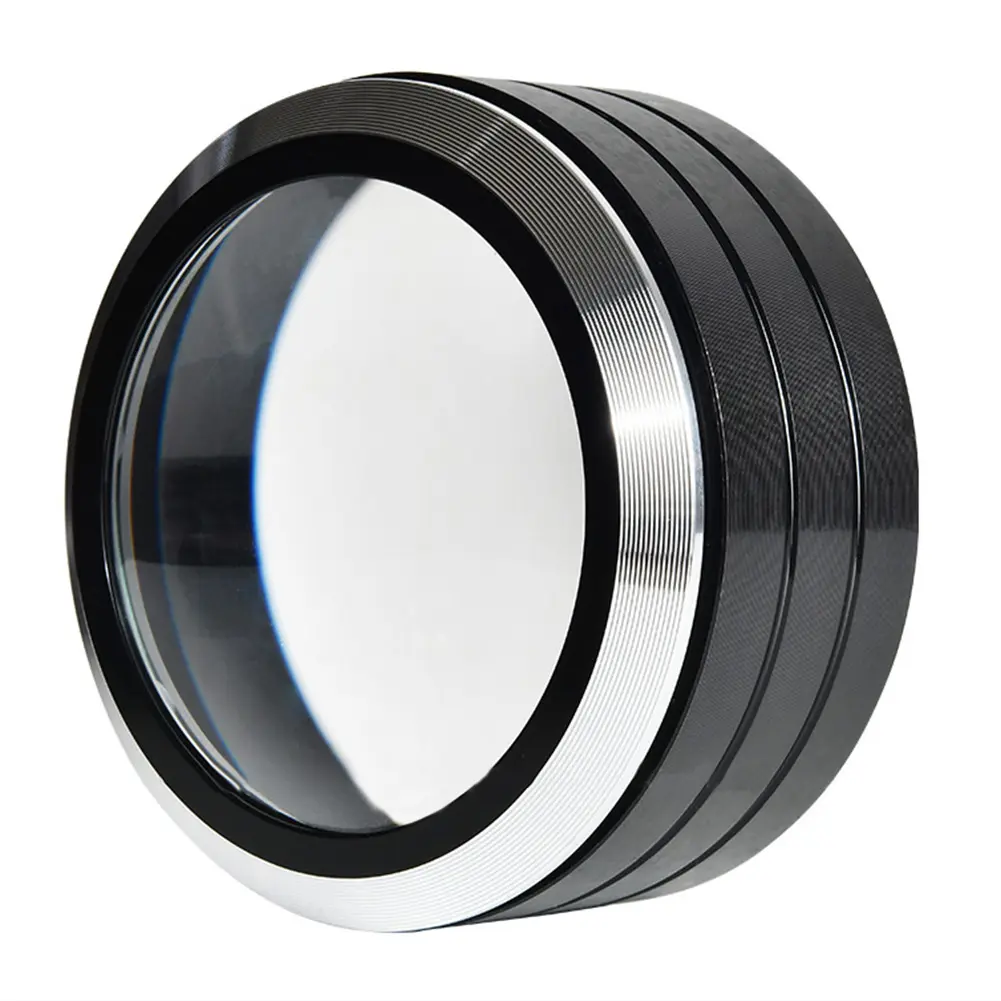 Illumination Paperweight Magnifier Dome Desktop Magnifying Glass 70mm Optical Glass Lens Reading Magnifier for Map Coin