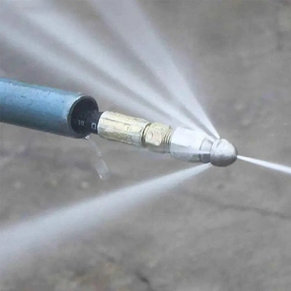 2 PCS Pressure Washer Sewer Jetter Nozzle 1/4inch Quickly Connector Sewer Jet Hose Nozzle for Heavy Dirty