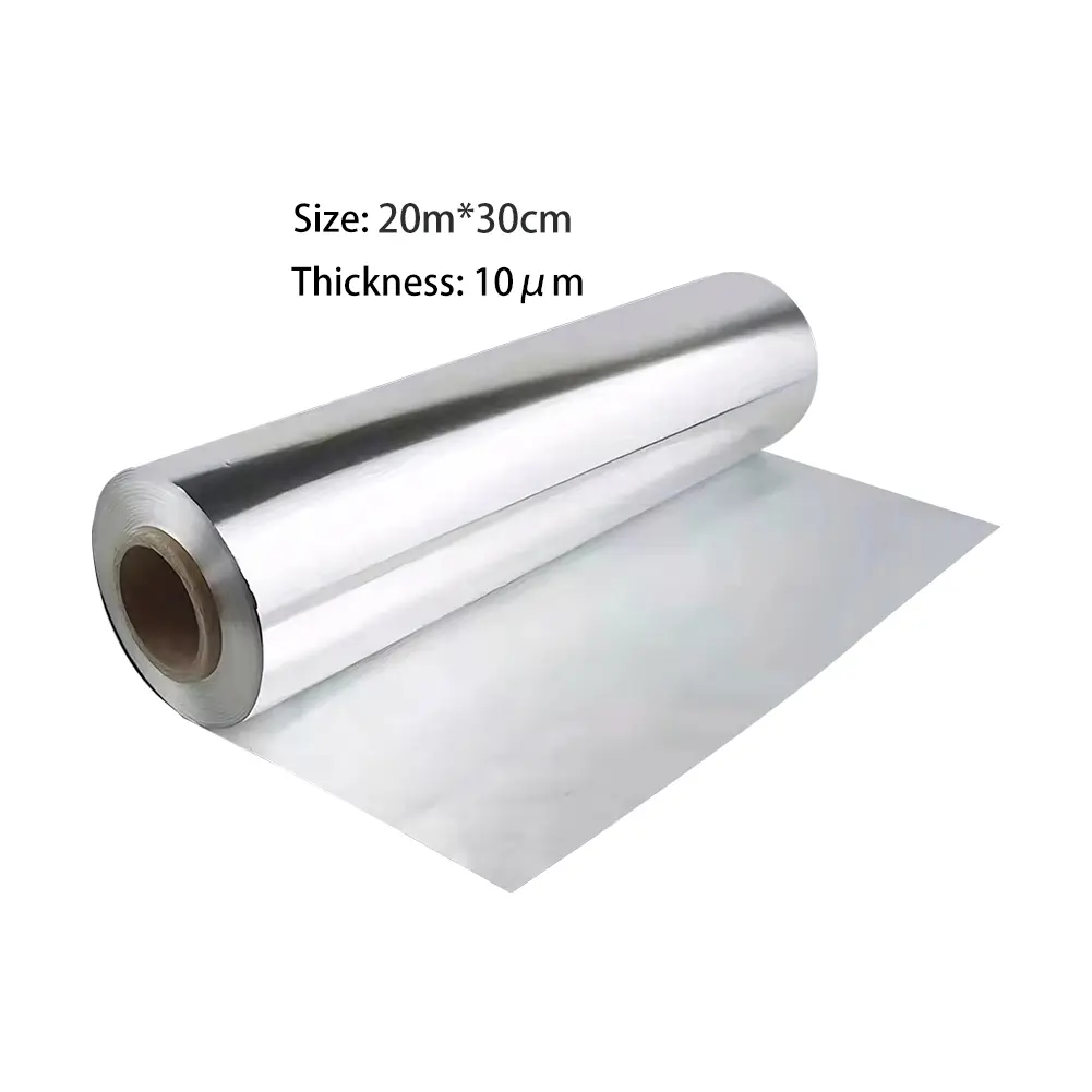 1 Pack Heavy Duty Disposable Tinfoil 12.2x1.65in Aluminium Foil Foil Wrap for Storing Cooking Food