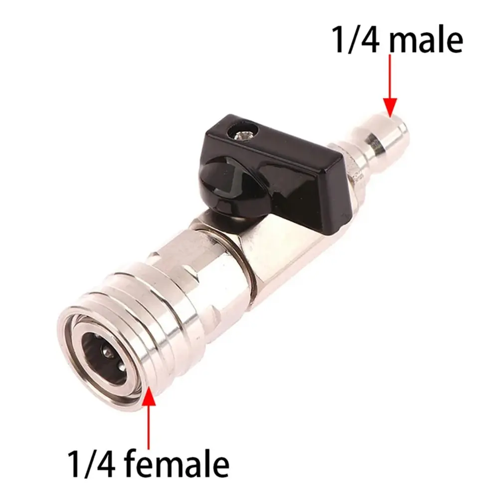 High Pressure Washer Ball Valve Kit with 3/8 Or 1/4 Inch Quick Connector Ball Valve Shut Off Ball Valve for Power Washer Hose