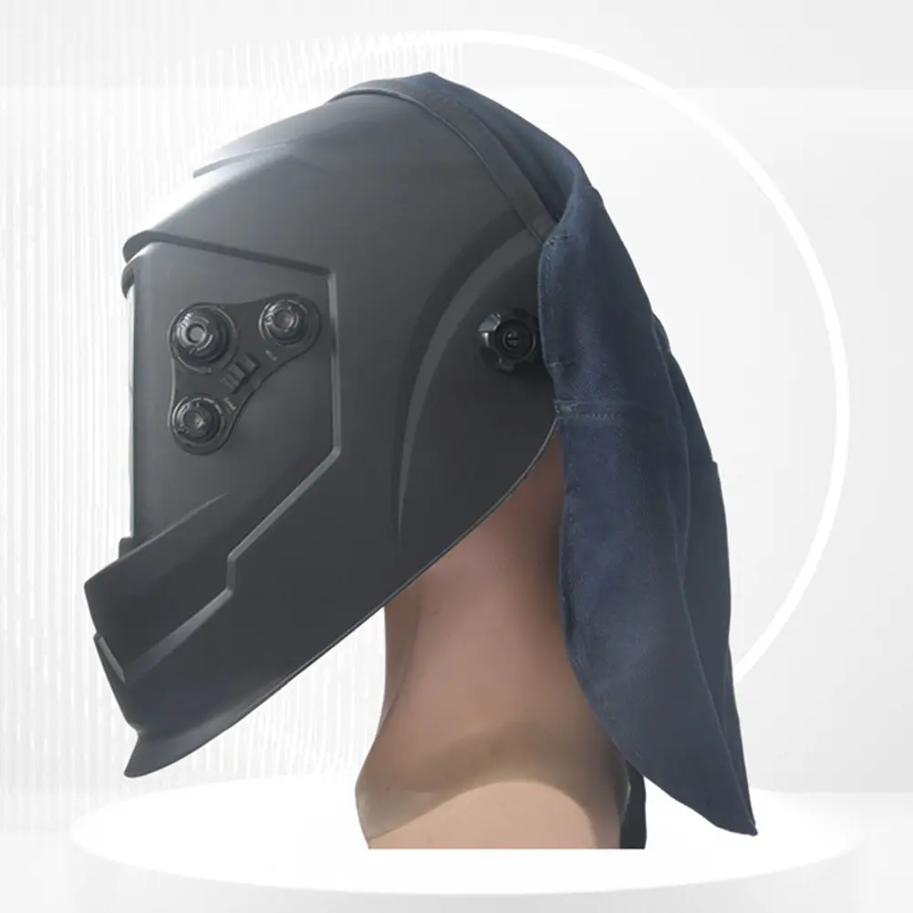 Welding Cap Head Wrap Anti-Burn Wraparound Welding Helmet Head Wrap Welding Helmet Rear Extension Cover Welding Protection