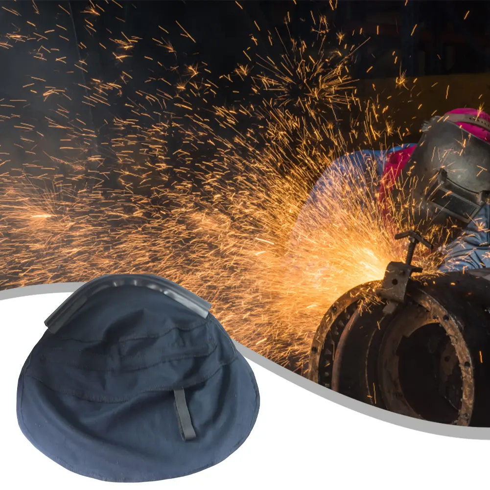 Welding Cap Head Wrap Anti-Burn Wraparound Welding Helmet Head Wrap Welding Helmet Rear Extension Cover Welding Protection