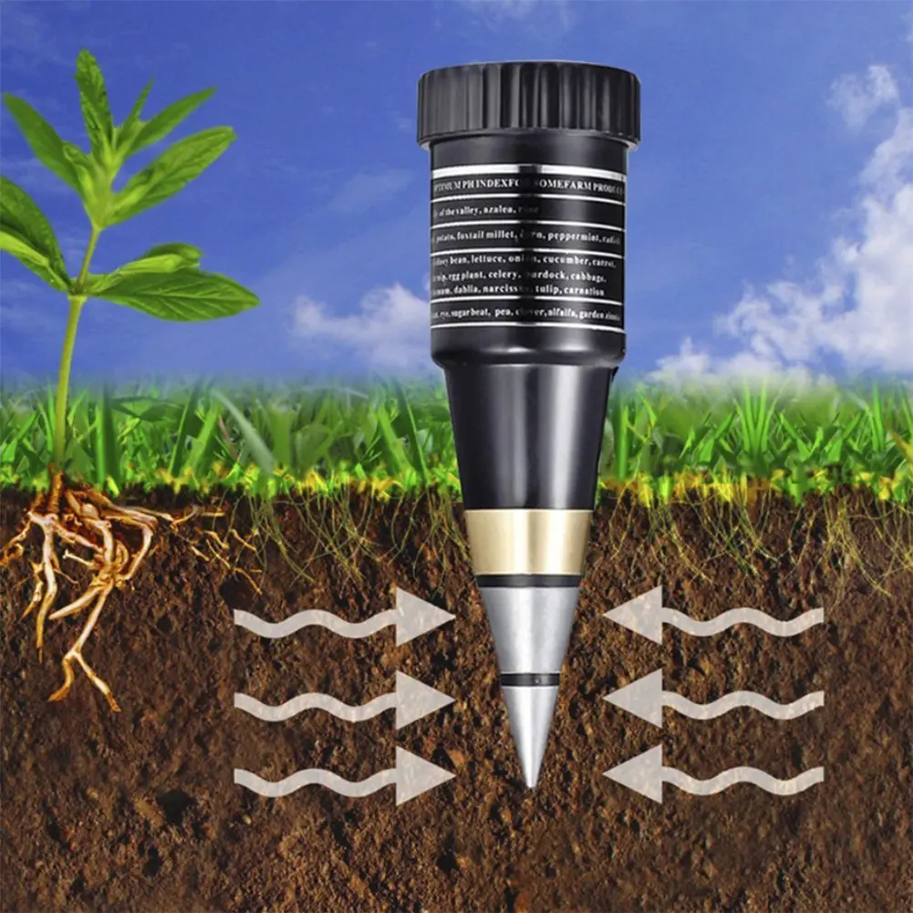 Soil PH and Moisture Meter Hygrometer Accurate Soil Tester Soil Moisture Sensor for Vineyards Orchards Field Production Lawn