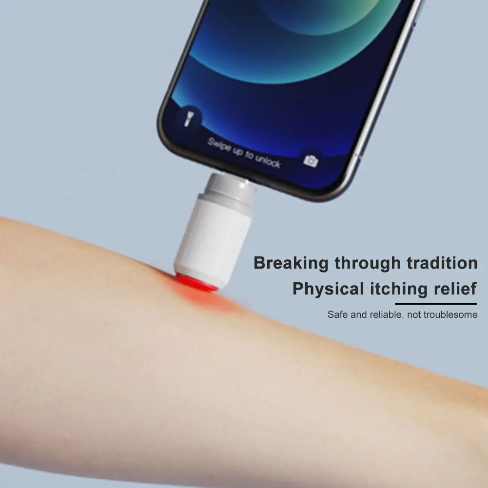 Electronic Mosquito Bite Pen Natural Mosquito Bite Heat Pen Chemical-Free Bug Bite Itch Relief Pen Apple Plug for Childs Adults