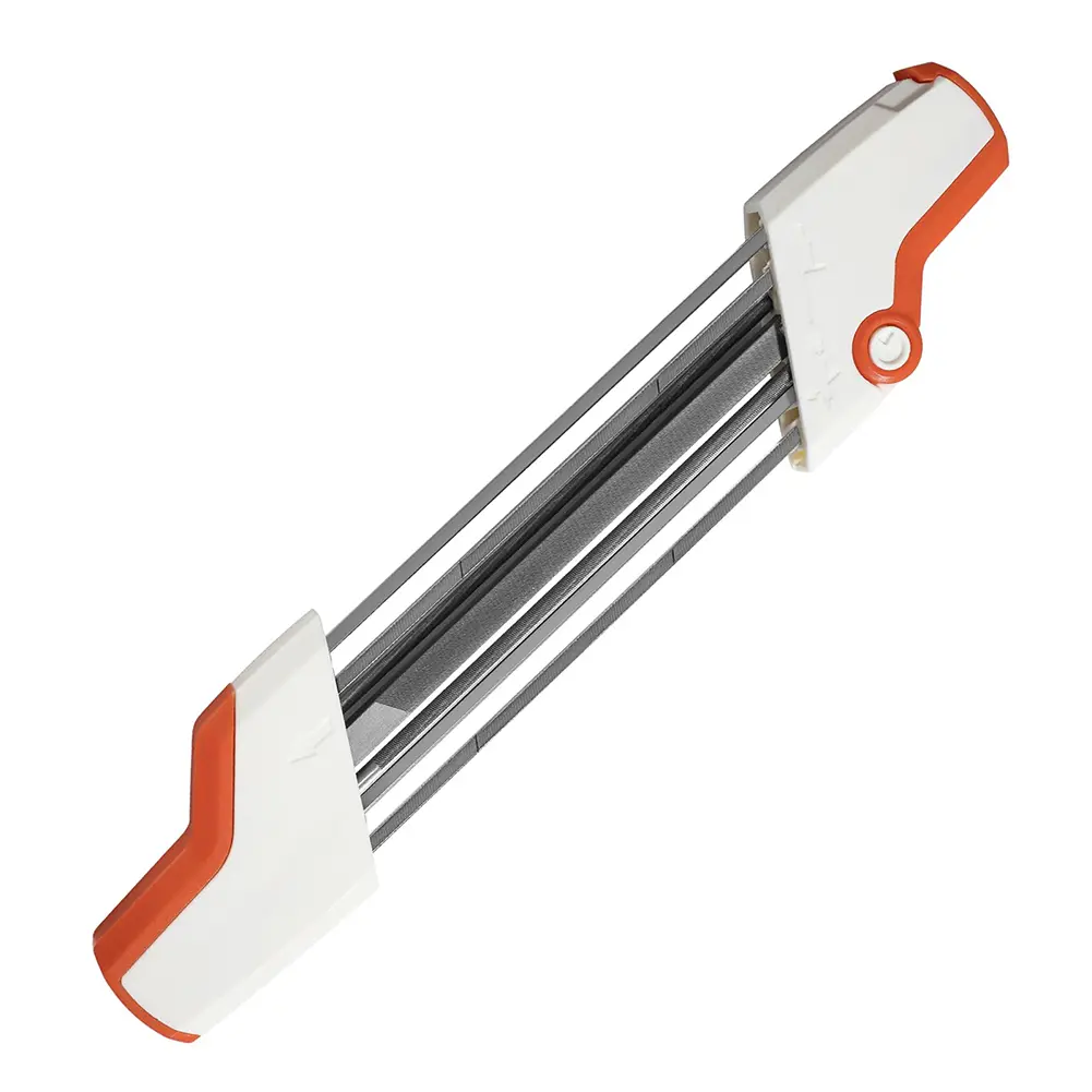2 In 1 Chain Sharpener ChainSaw Grinding Tool Ergonomic Manual Chainsaw Sharpener Safe for 325'' Filing Chainsaw File Grind Tool