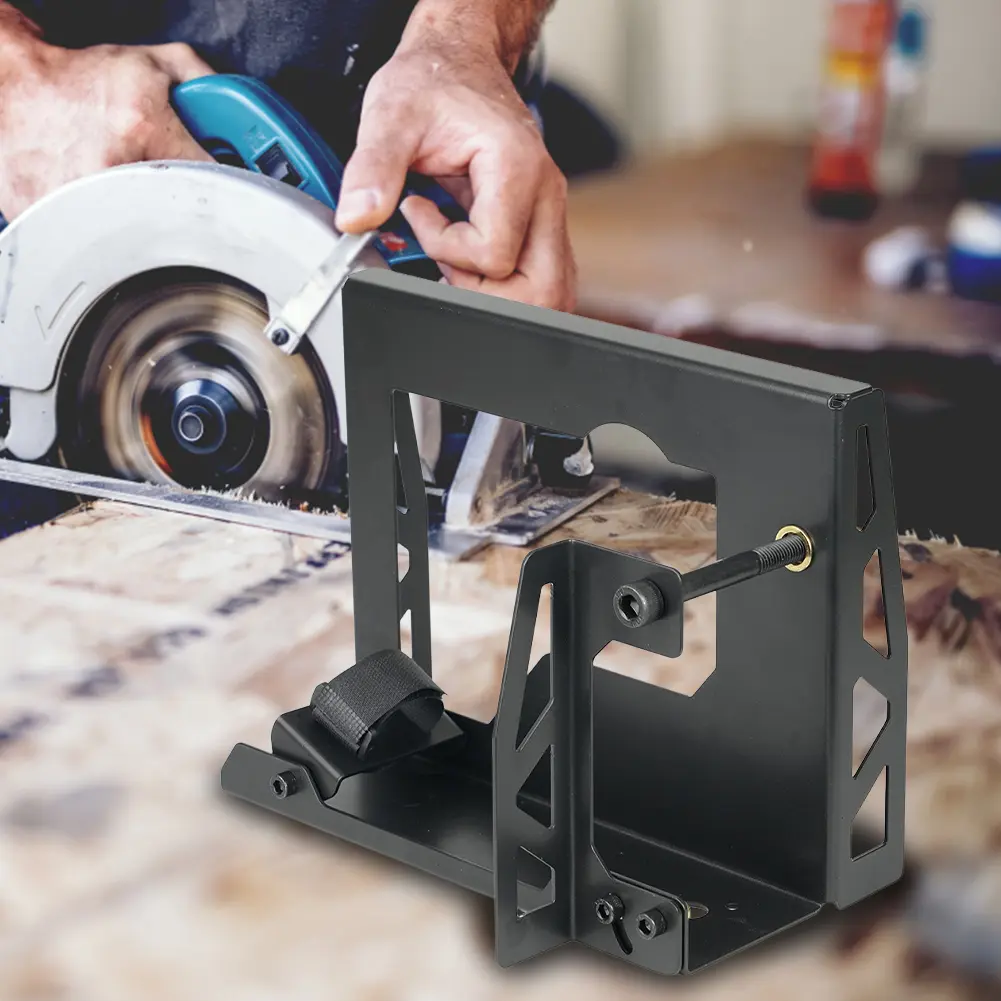 Flip Planer Stand Steel Woodworking Planing Support Practical Household Flip Mount Tool Rack