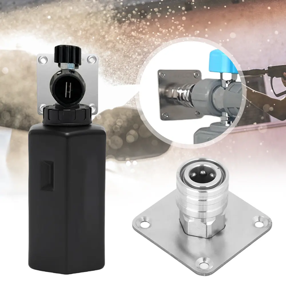 Automatic Foam Cannon Nozzle Tip Holder Stainless Steel Foam Cannon Wall Mount Pressure Washer Accessories Rack