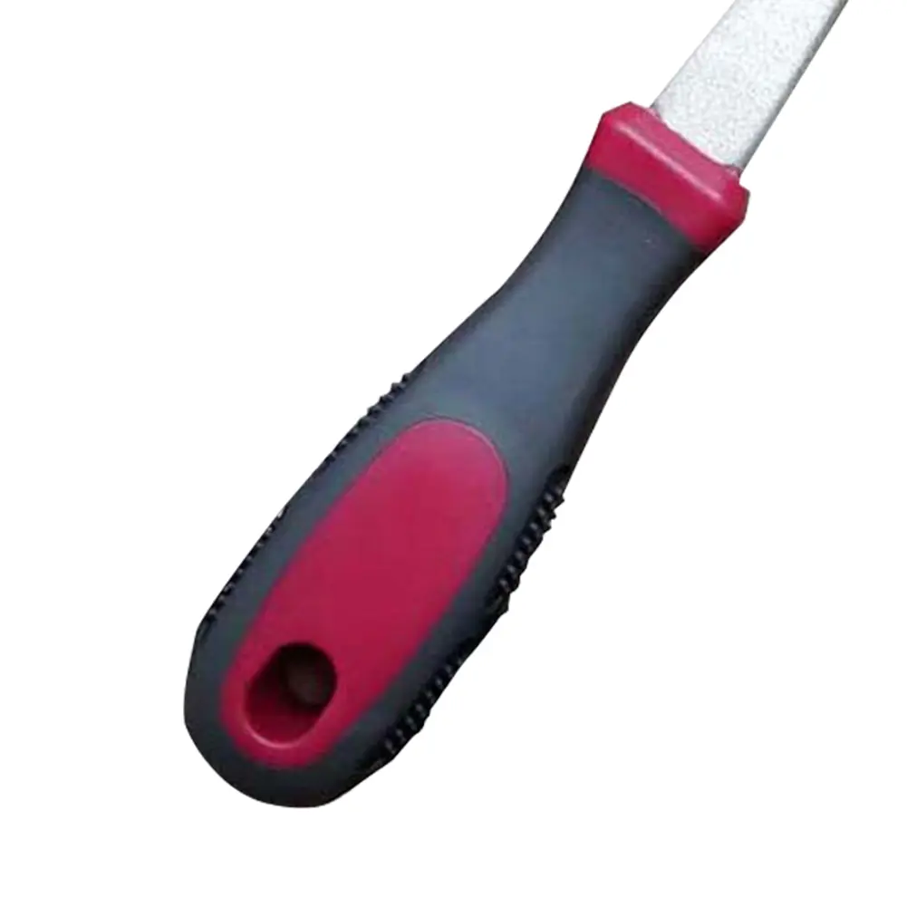 Double Side Flat Curved Hand Sharpener with Non-Slip Handle Diamond Blade Sharpener Metal Diamond Knife Sharpener Home Supplies