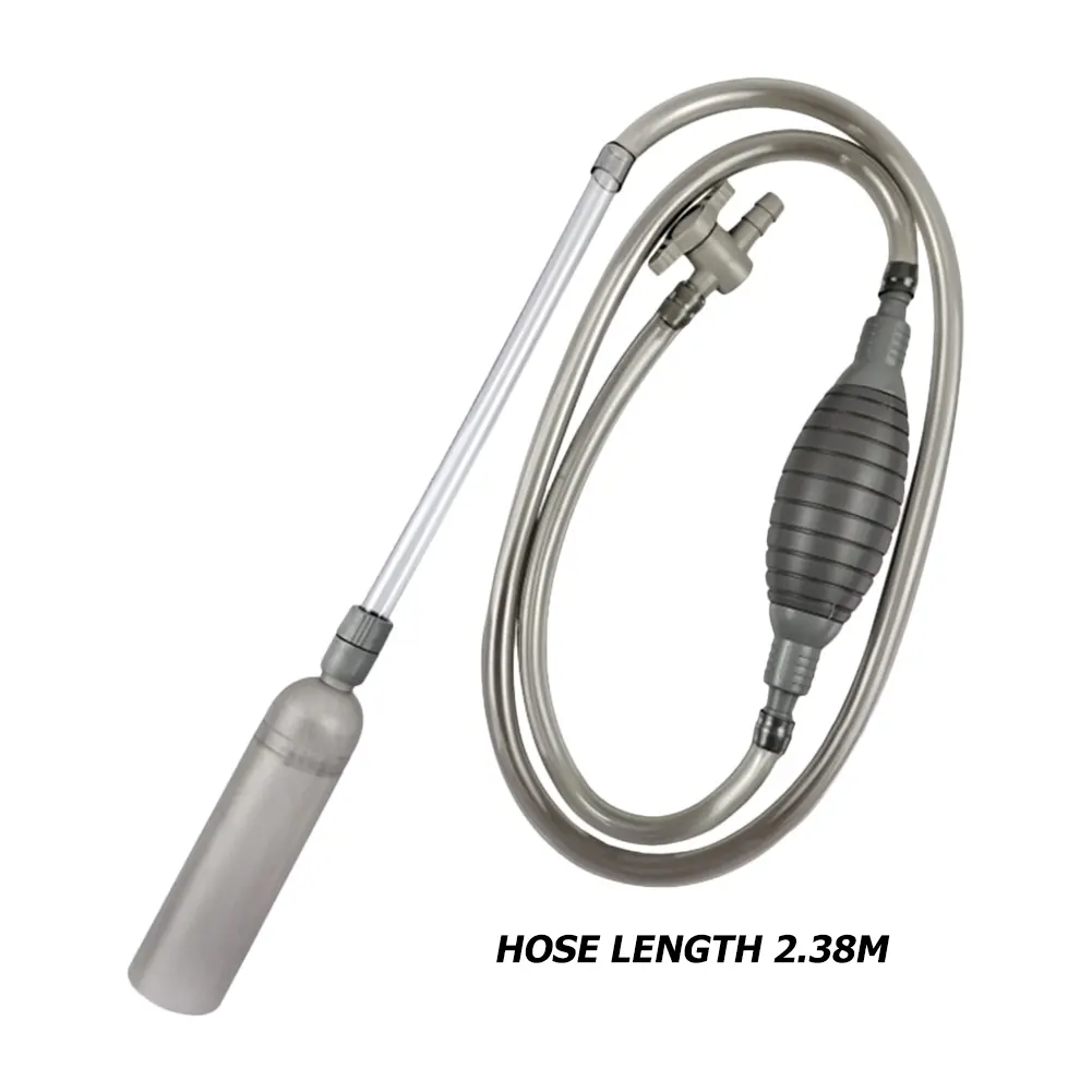 Handheld Aquarium Gravel Cleaner with Filter Nozzle Manual Water Changer Removable Water Changer Air Pump Cleaning Accessories