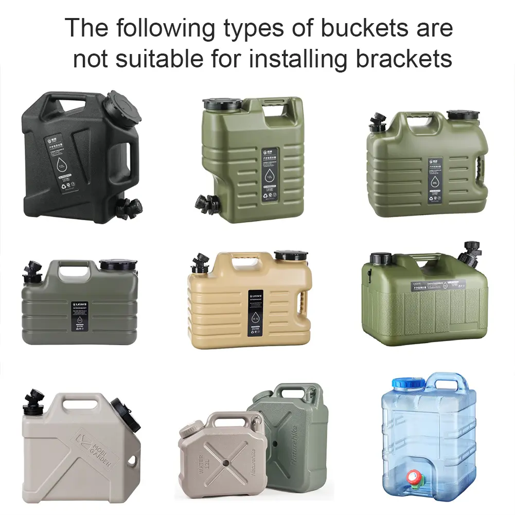 Camping Bucket Stand Strong Load Bearing Folding Cooler Stand Frame Detachable Water Bucket Bracket BBQ Picnic Accessories