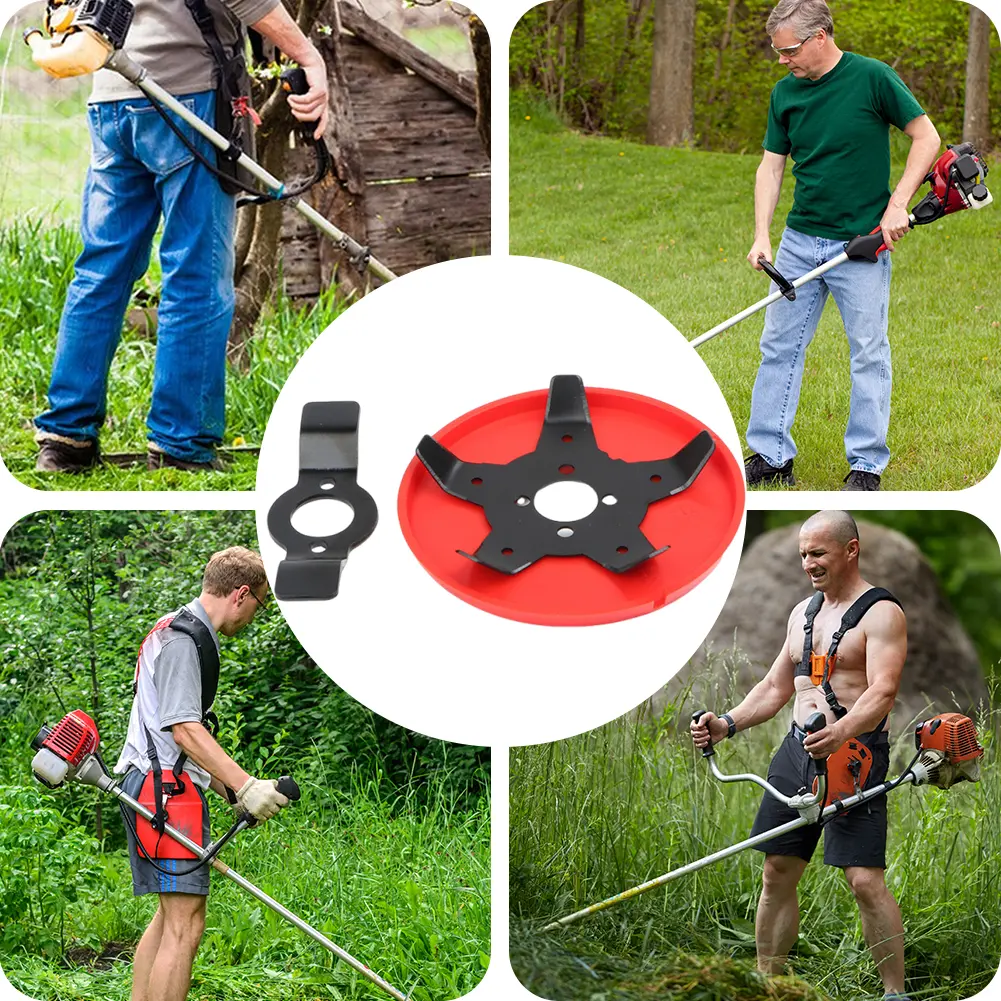 Weeding Disc High Strength Weed Trimmer Head Universal Lawn Mower Weeding Disc Lawn Weeder Blade Lawn Mower Replace Parts