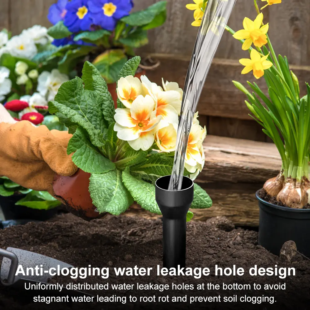 Root Waterer Plastic Tree Root Irrigator Deep Drip Irrigation Stakes Deep Root Irrigation Spike for Trees Shrubs Bushes
