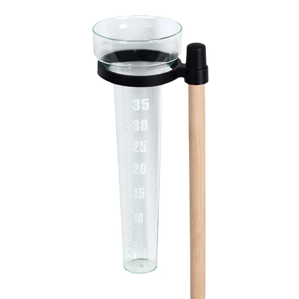 Rainfall Measuring Tube Up To 35mm Outdoor Rain Gauge Measurement Cup Rainwater Rainfall Gauge for Measure And Collect Rainwater