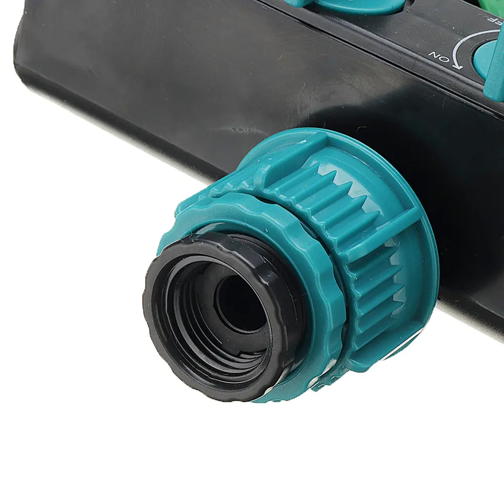 1/2in-3/4in-1in Hose Splitters Garden Tap Water Splitter Plastic 4-Way Water Hose Connectors for Drip Irrigation Lawns