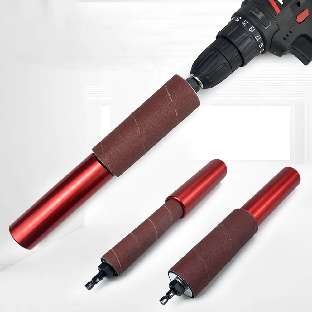 Sanding Rod Kit Lithium Electric Drill Conversion SandingTool Sanding Wood Metal Plastic Glass Stone
