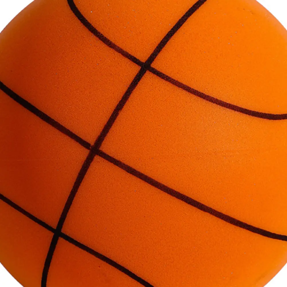 18cm Silent Basketball High-Resilience Foam Basketball Mute Bouncing Basketball for Various Indoor Activities