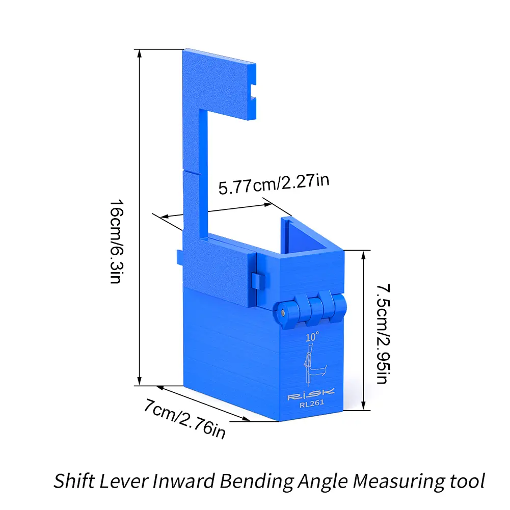 Bike Handlebar Inward Bend Angle Measurement Tool High Precision Portable Bike Handle Angle Adjuster for Road Bike