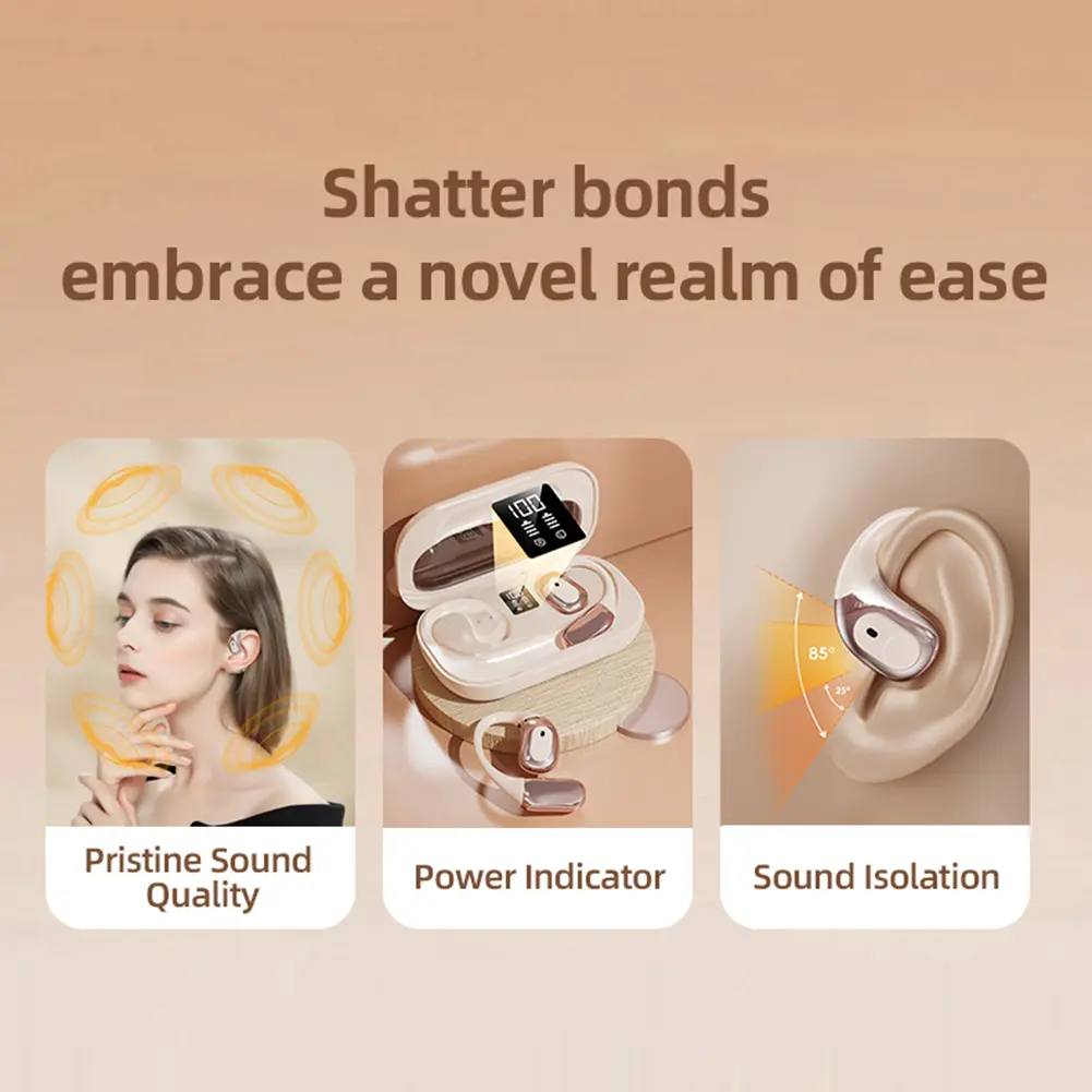 Real Time Translator Earbuds 142 Languages Bluetooth-Compatible 5.4 Instant Translated Smart Voice Translator Translator Headset