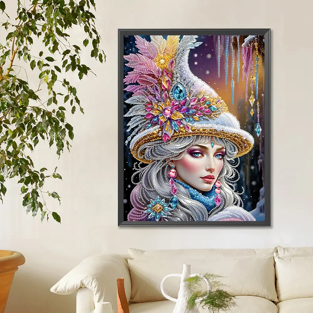Partial Special Shaped Drill 5D DIY Diamond Painting Kit Elegant Luxury Woman 30*40cm Handmade Crafts Creative Home Art Decor