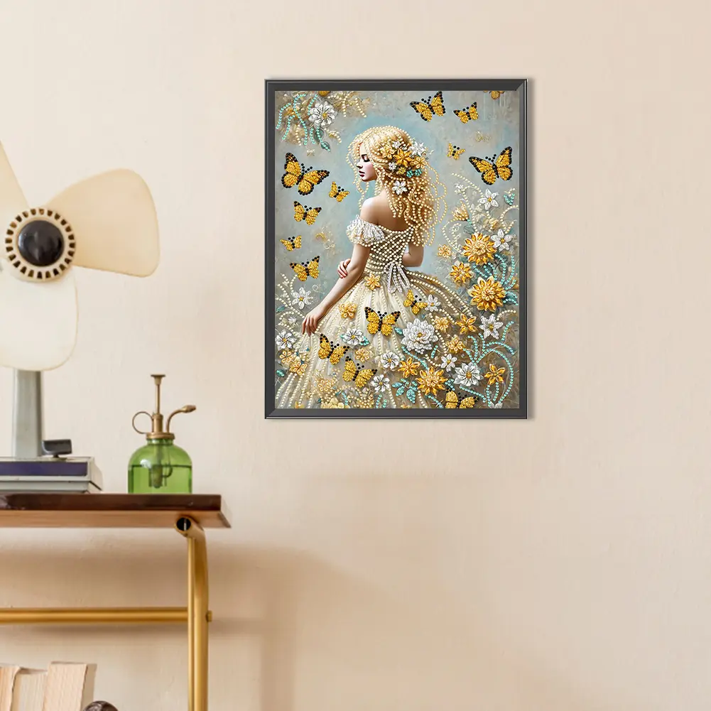 Partial Special Shaped Drill 5D DIY Diamond Painting Kit Elegant Luxury Woman 30*40cm Handmade Crafts Creative Home Art Decor