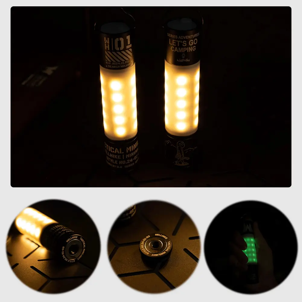 Handheld LED Torch IPX4 Waterproof High Power Flashlight 2600mAh Emergency Flashlight Power Bank for Outdoor Camping Hiking