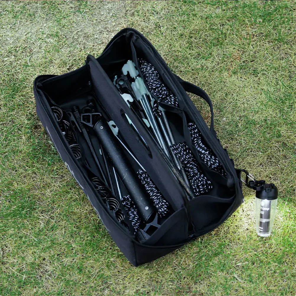 9.5L Outdoor Travel Organizer Large Capacity Camping Equipment Bag 600D Oxford Cloth Outdoor Gear Storage Bag for Camping Hiking