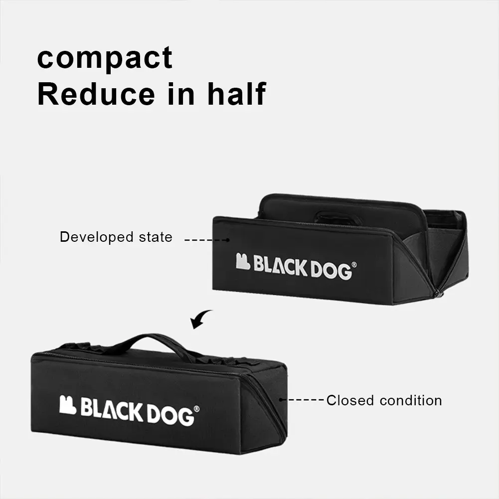 9.5L Outdoor Travel Organizer Large Capacity Camping Equipment Bag 600D Oxford Cloth Outdoor Gear Storage Bag for Camping Hiking