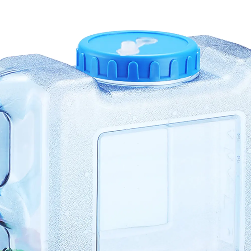 5L Water Bucket Barrel with Faucet Water Jug Dispenser Portable Multipurpose for Outdoor Hiking Travel Emergency