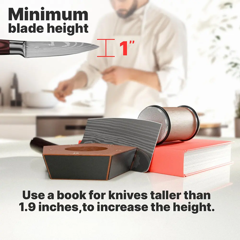 Professional Knife Sharpener Kit with 12/15/17/19/22 Sharpening Angle Diamond Sharpening Stone Kit Wear Resist for Home Kitchen
