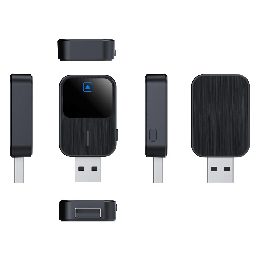 Wireless Android Auto & CarPlay AI Box Bluetooth-Compatible 5.2 WiFi Plug and Play USB-C/USB for Wired CarPlay Android Auto Cars
