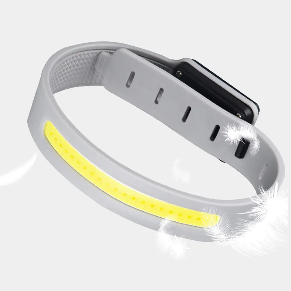4 PCS COB Running Light Ultralight COB Night Running Wrist Lamp Waterproof Warning Light Bicycle Light for Running Walking