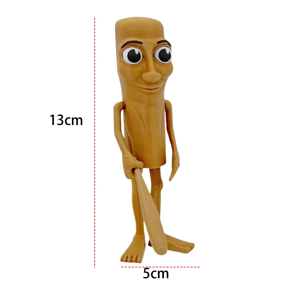 1-3Pcs TungTungSahur Figure Statue Shark Figurine 3D Unique Italian Wooden Figure Model Creative Home Desktop Ornament 