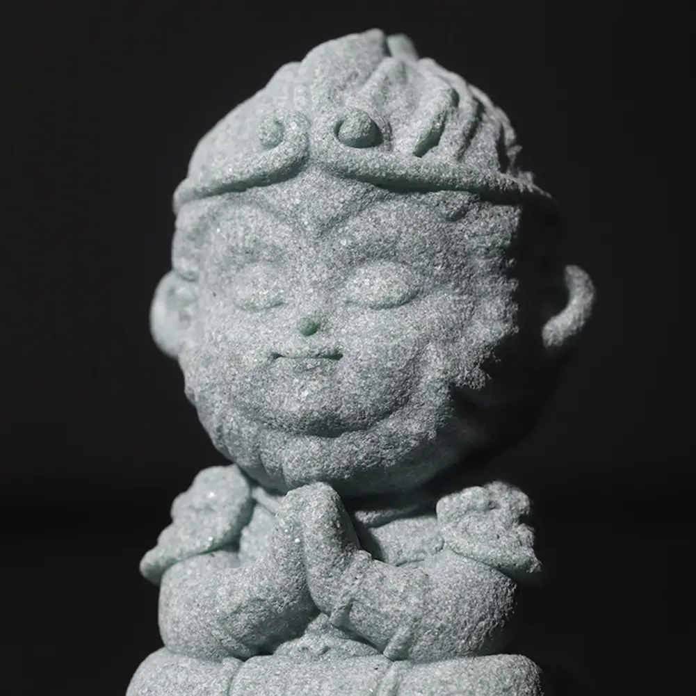 Table Sun-Wukong Decoration Monkeys King Statue Wukong Buddha Statue Chinese Myth Wukong Decor Gift for Friends