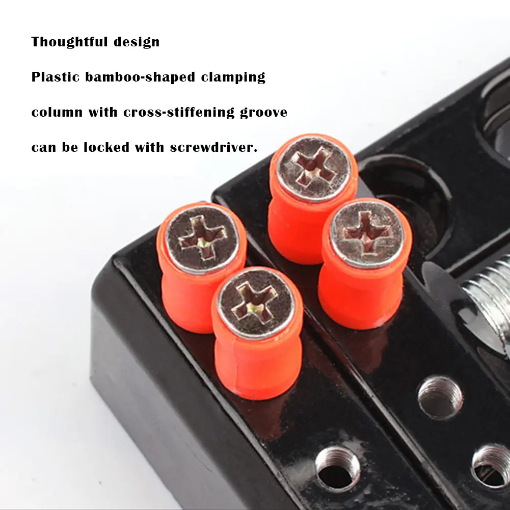 Adjustable Milling Dowel Round Rod Auxiliary Tool Compact Round Rods Wood Sticks Maker Milling Machine Rod Clamp for Woodworking