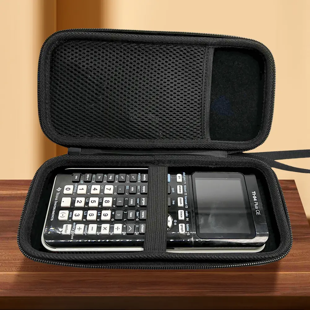 EVA Hard Graphing Calculator Case Shockproof Hard Carrying Case Travel Carry Bag for Texas Instruments TI-84 Plus CE/TI-84 Plus